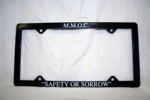 MMOC Car License Plate Frame
